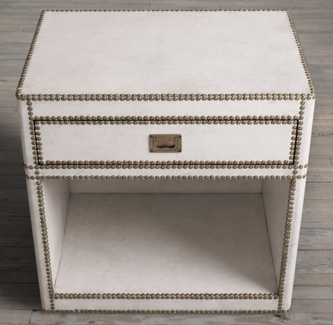 Marseilles Parchment Open Nightstand