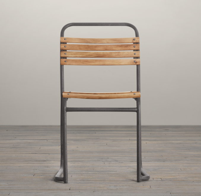 1930s Belgian Stacking Wood Chair
