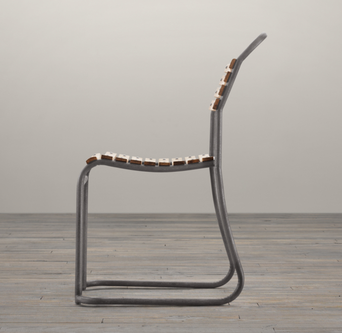 1930s Belgian Stacking Wood Chair