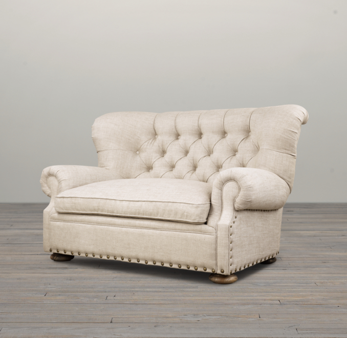 5' Churchill Upholstered Sofa with Nailheads