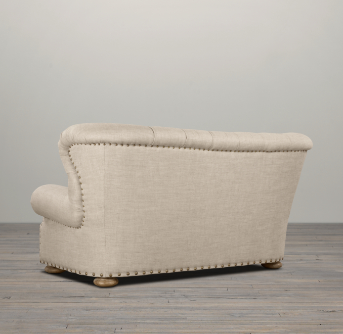 6' Churchill Upholstered Sofa with Nailheads