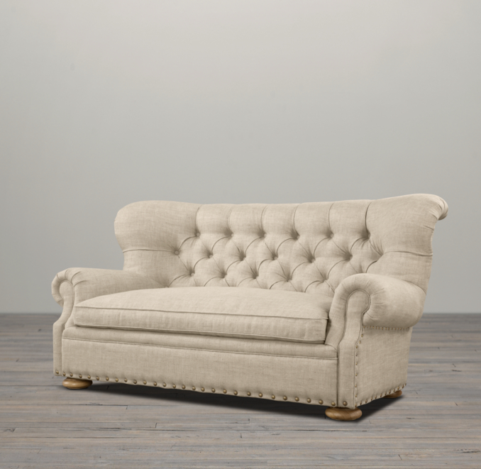 Churchill Upholstered Sofas with Nailheads
