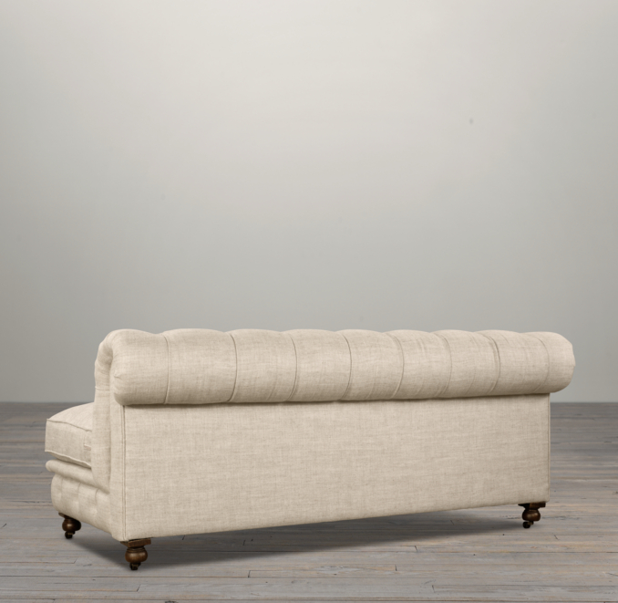 72" Kensington Upholstered Armless Sofa