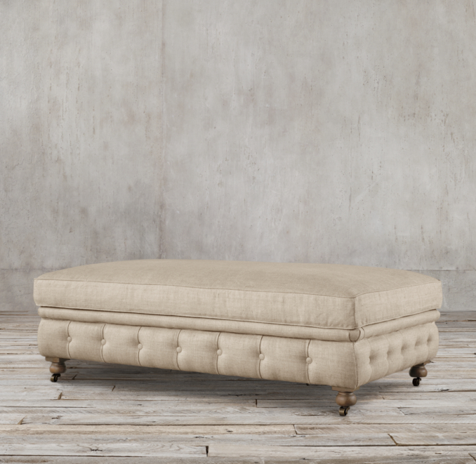 Kensington Upholstered Coffee Ottoman
