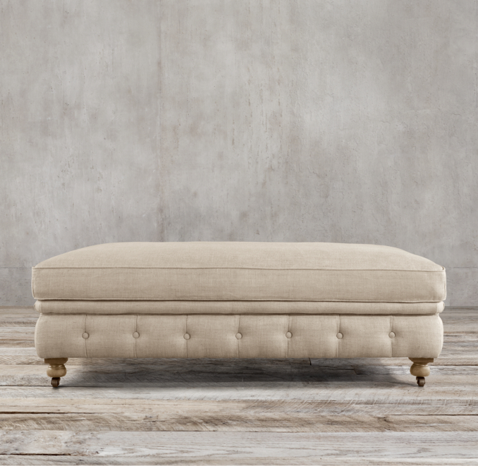 Kensington Upholstered Coffee Ottoman