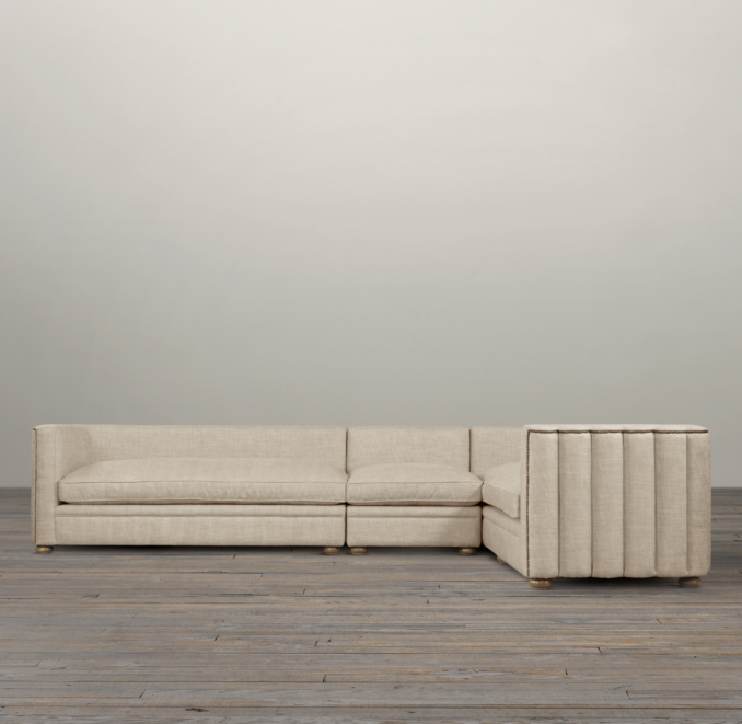 Maxime Upholstered Right-Arm L-Sectional