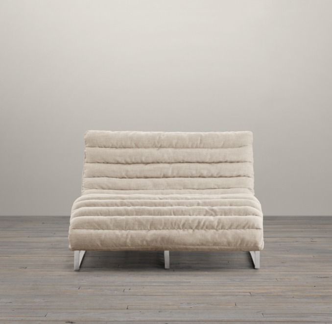 Oviedo Upholstered Double Wide Chaise 
