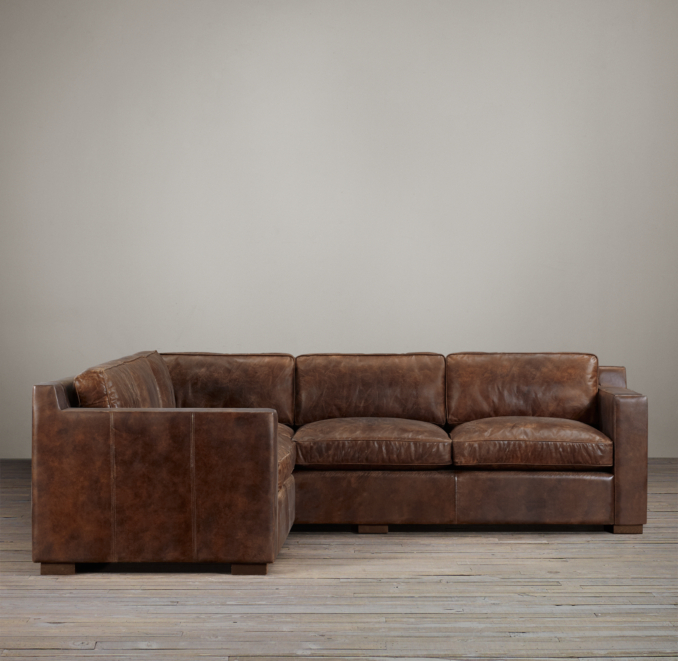 Collins Leather Corner Sectional