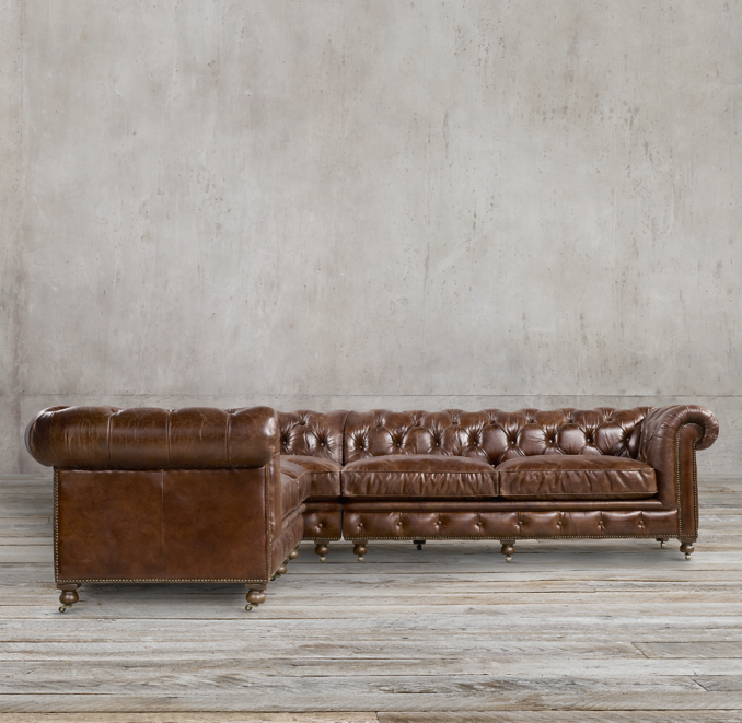 Kensington Leather Corner Sectional