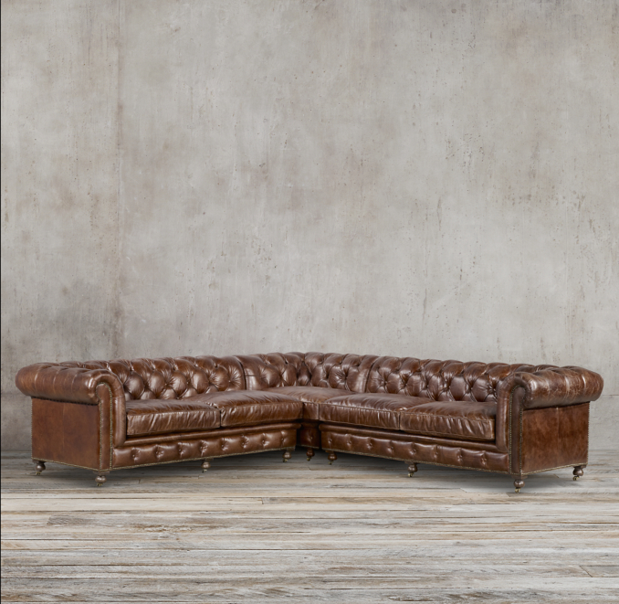 Kensington Leather Corner Sectional