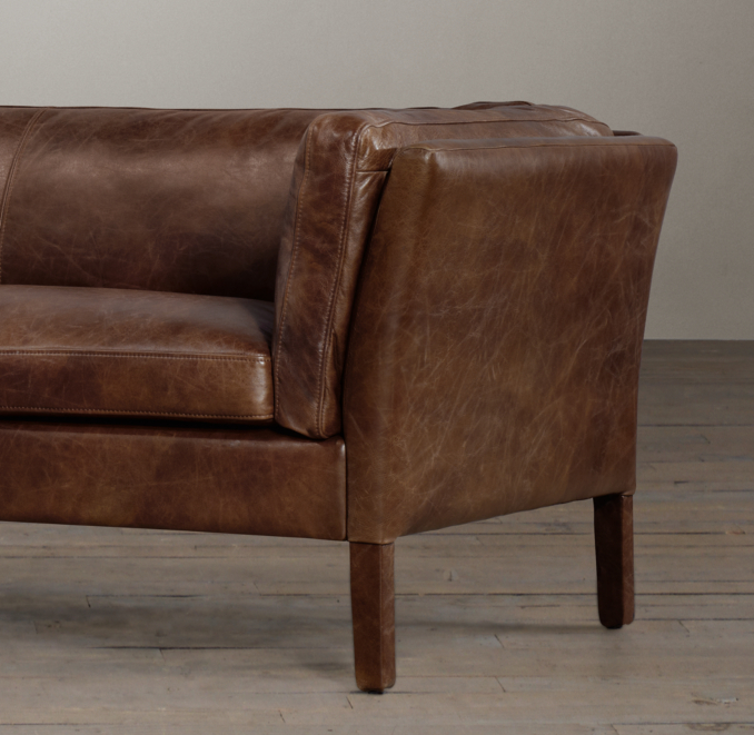 5' Sorensen Leather Sofa