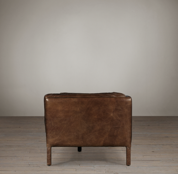 8' Sorensen Leather Sofa
