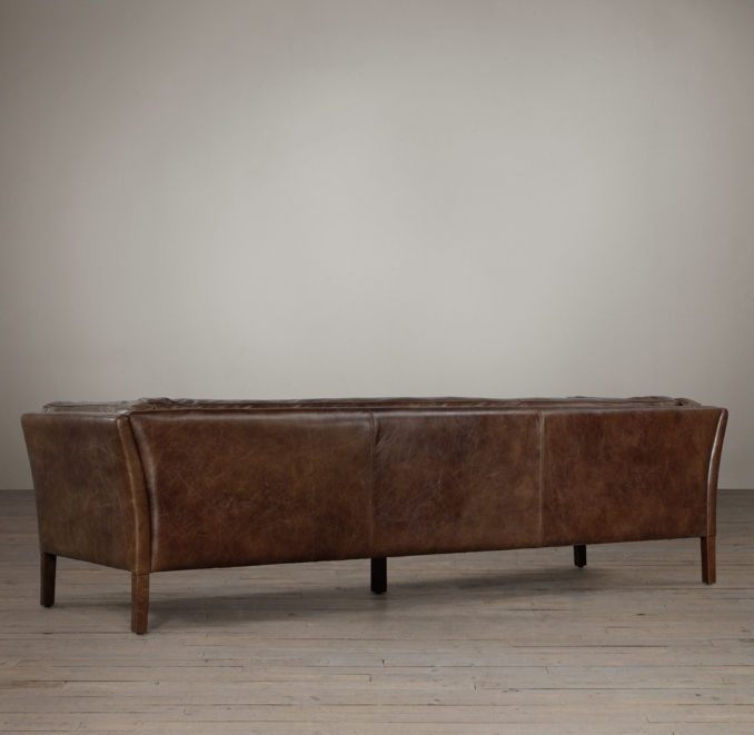 8' Sorensen Leather Sofa
