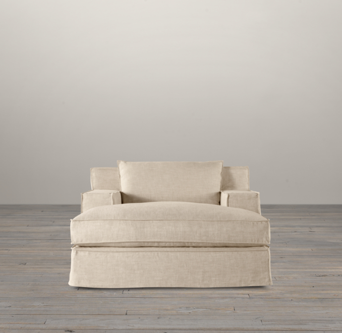 Capri Slipcovered Chaise
