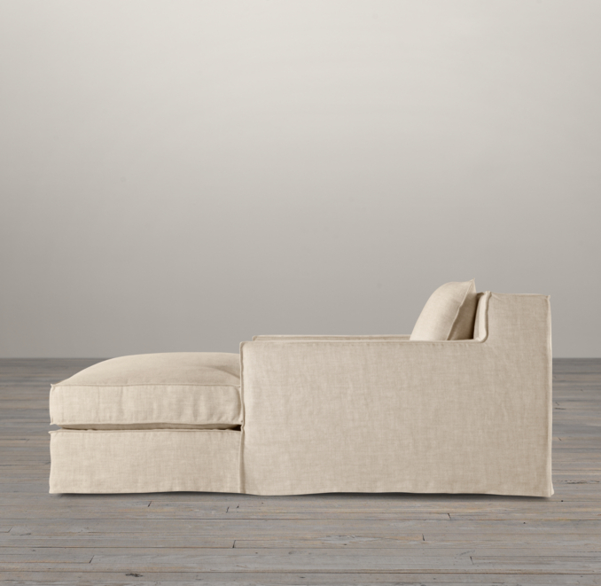 Capri Slipcovered Chaise
