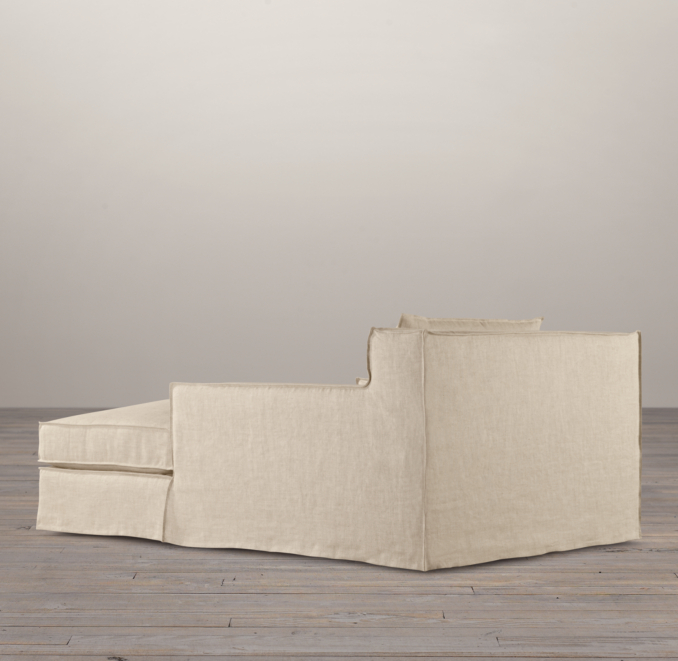 Capri Slipcovered Chaise