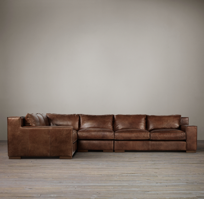 Capri Leather L-Sectional