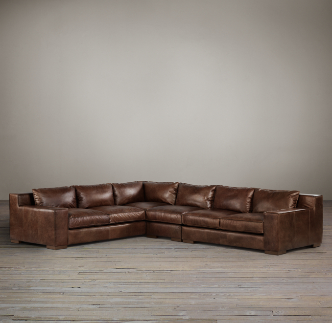 Capri Leather L-Sectional