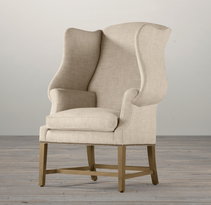 1920s Georgian Wingback Chair