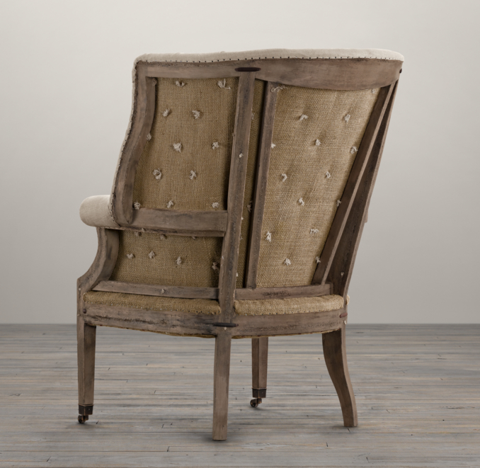 Deconstructed 19th C. English Wing Chair