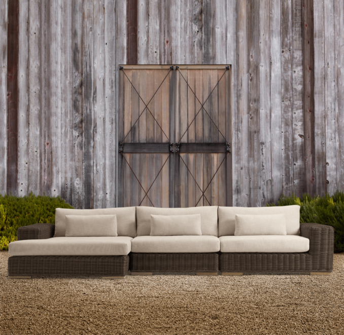 Majorca Sectional Brown