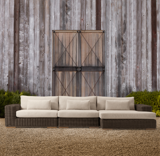 Majorca Sectional Brown