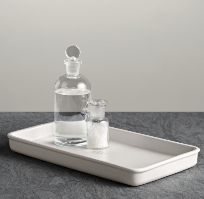 Flatiron Union Stoneware Tray White
