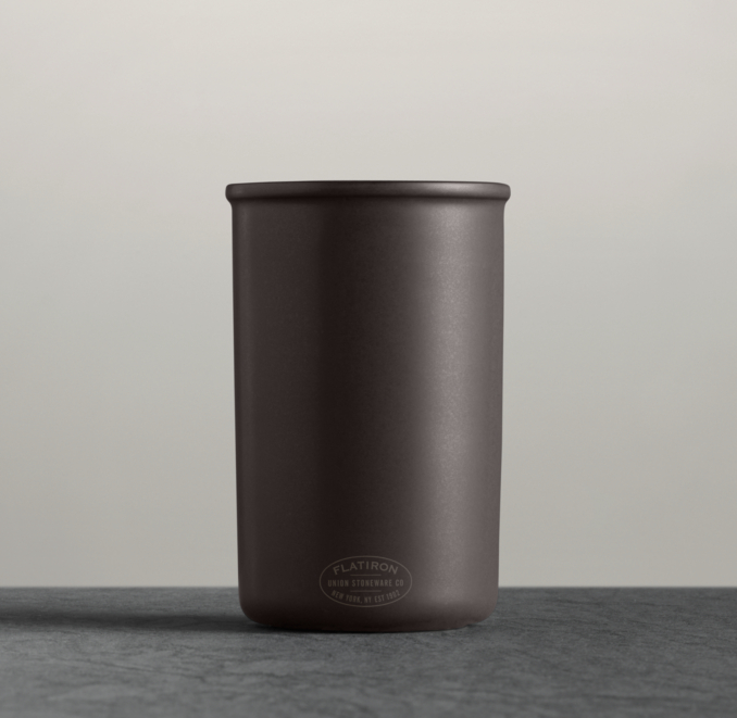 Flatiron Union Stoneware Tumbler Charcoal