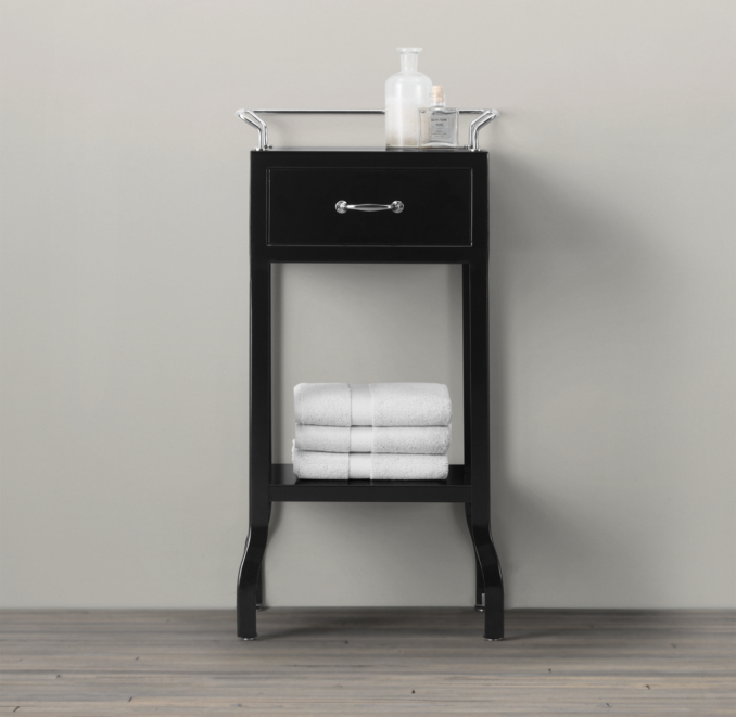 Pharmacy Cart Small Black