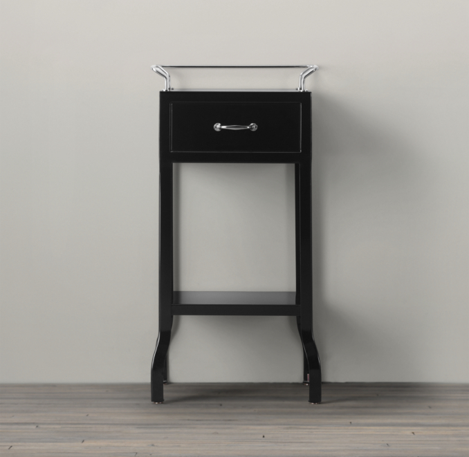 Pharmacy Cart Small Black