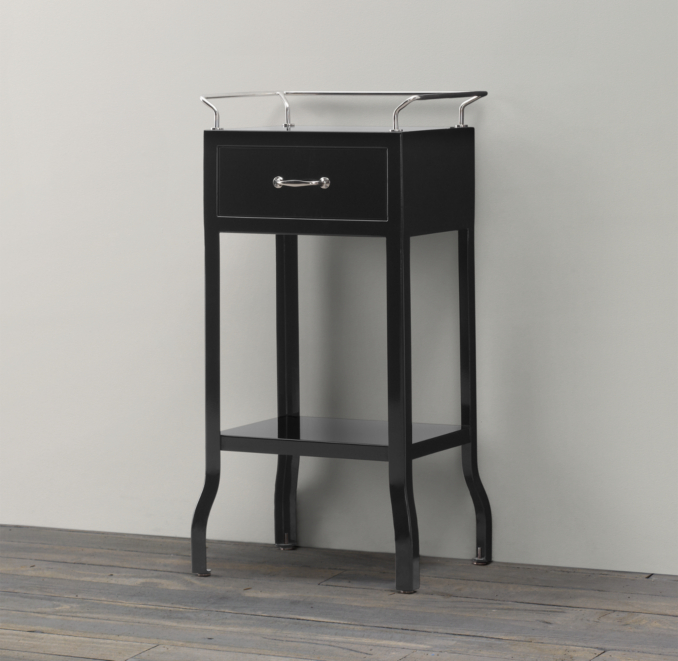 Pharmacy Cart Small Black