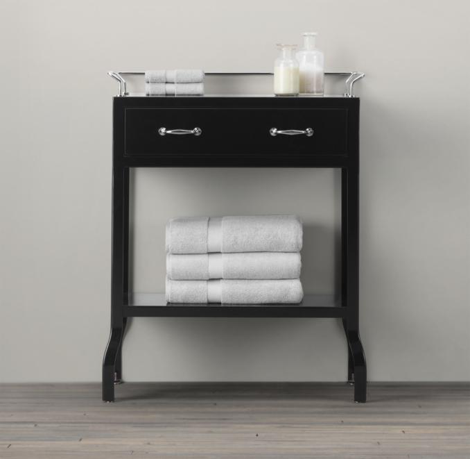 Pharmacy Cart Large Black