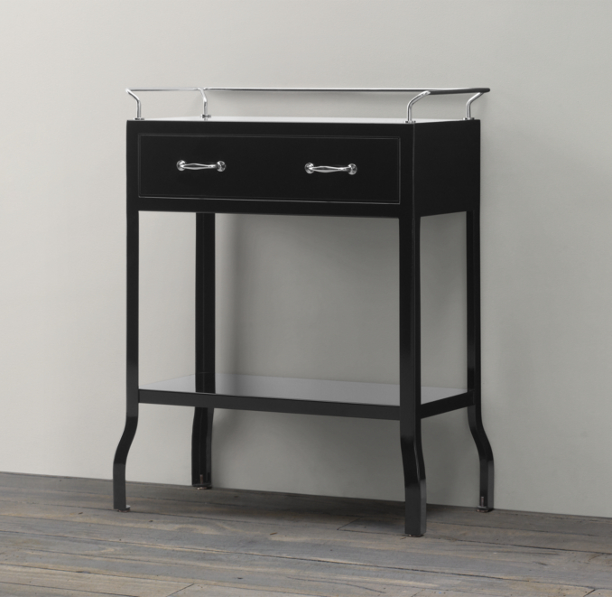 Pharmacy Cart Large Black