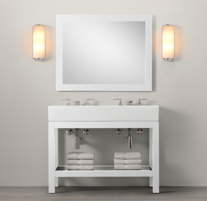 Hutton Double Console Sink