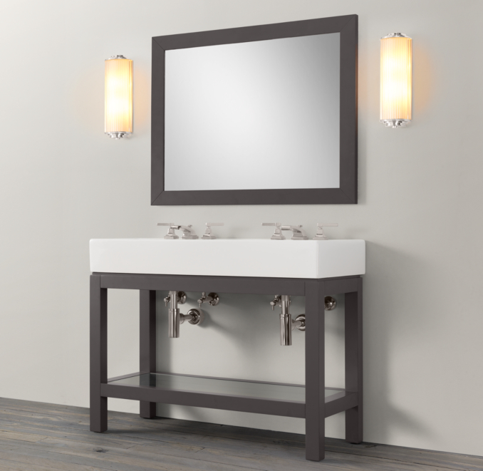 Hutton Double Console Sink