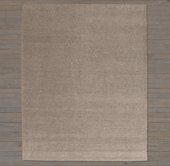 Textura Loop Wool Rug Swatch - Marled