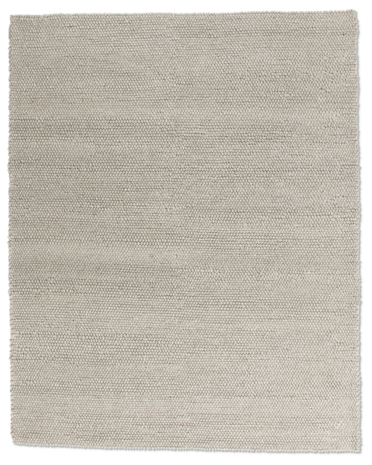 Textura Loop Wool Rug - Grey