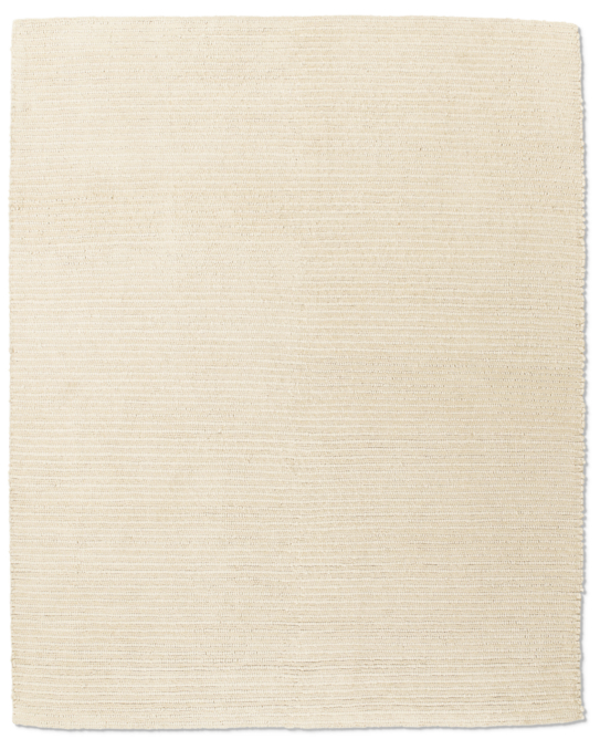 Textura Stripe Wool Rug - Cream