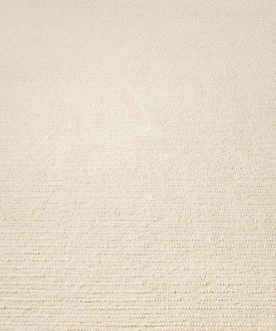 Textura Stripe Wool Rug - Cream