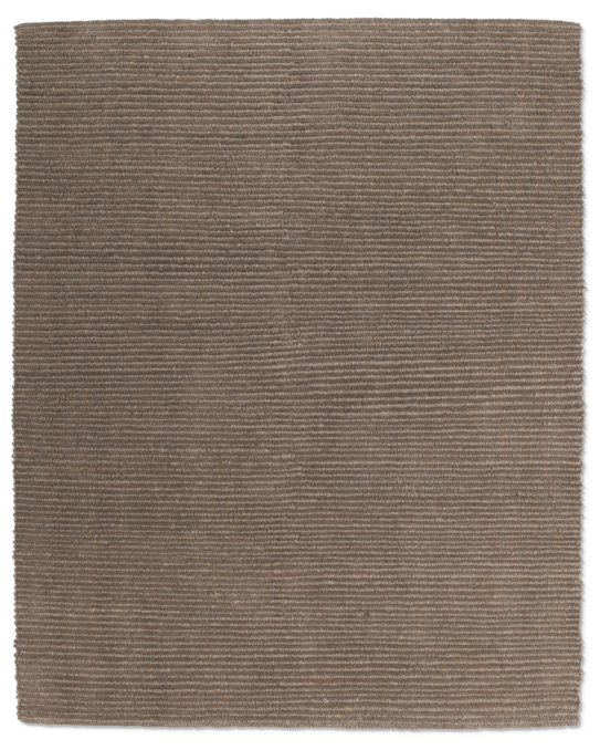 Textura Stripe Wool Rug - Mocha
