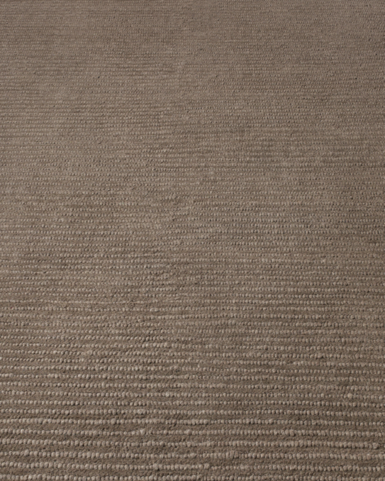 Textura Stripe Wool Rug - Mocha