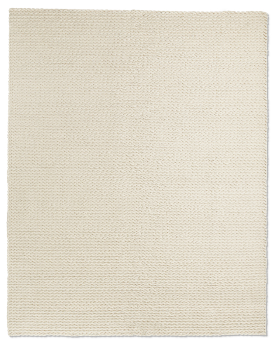 Textura Twist Wool Rug - Cream