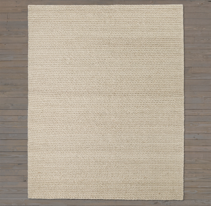 Textura Twist Wool Rug Swatch - Oatmeal