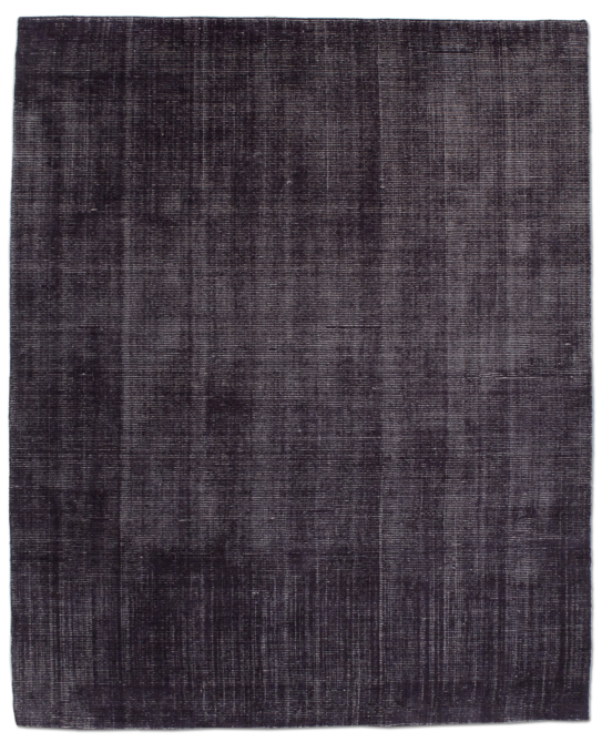 Distressed Wool Rug - Navy