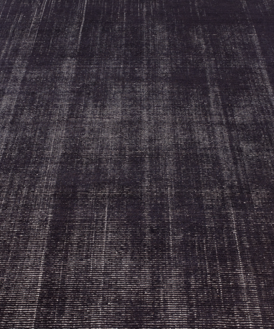 Distressed Wool Rug - Navy