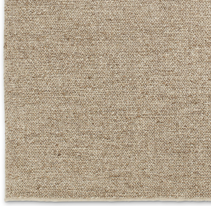 Textura Plaited Wool Rug Swatch - Marled