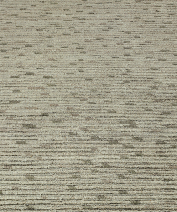 Naturale Ribbed Wool Rug - Grey
