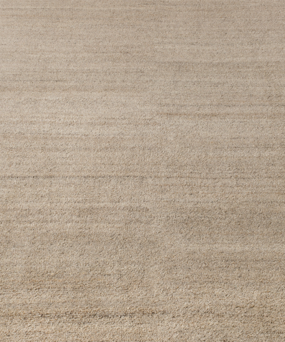 Luxe Heathered Wool Rug - Sand