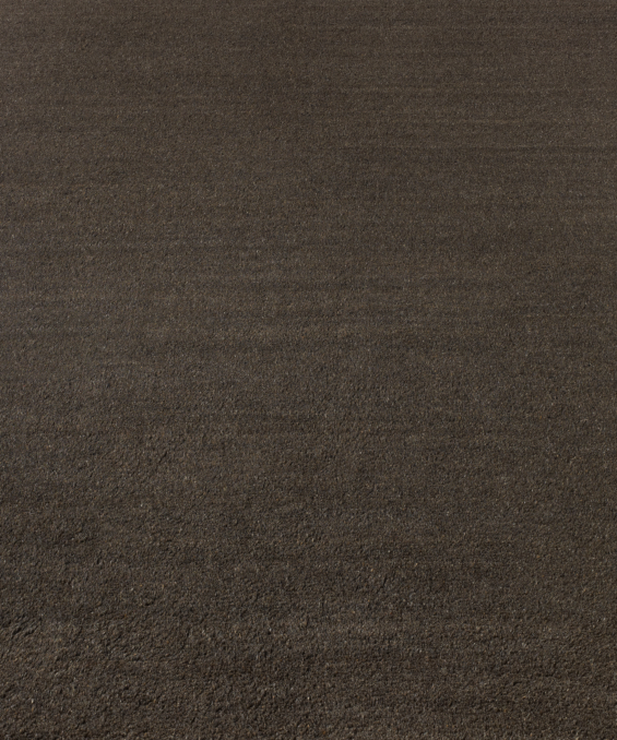 Luxe Heathered Wool Rug - Chocolate
