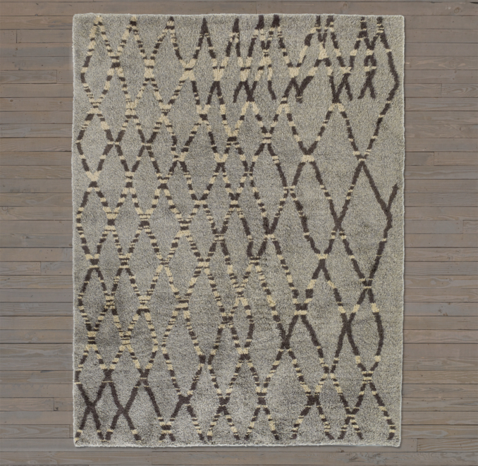 Talaa Rug Swatch - Platinum